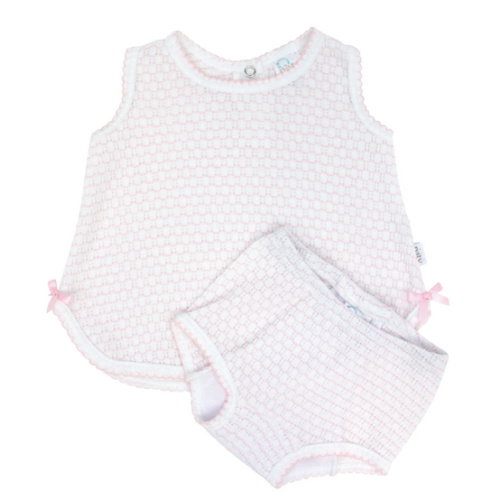 Paty Knit Pinstripe Diaper Set - PatyInc