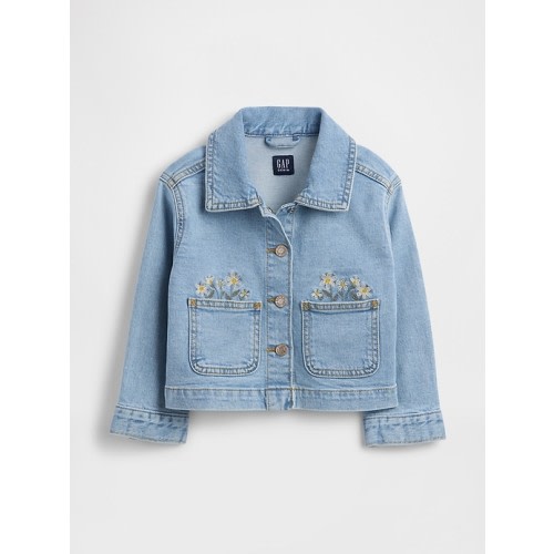 babyGap Embroidered Denim Jacket