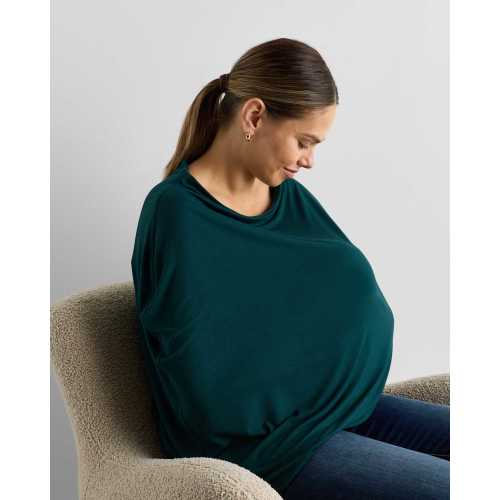 Bamboo 5-in-1 Multi-Use Cover in Nocturnal Green