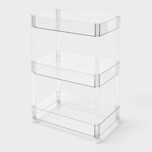 3 Tier Clear Storage Cart - Brightroom™