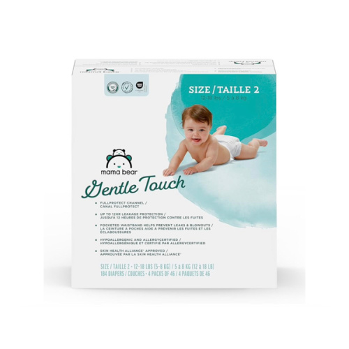 Diapers Size 2 (184 Count): Mama Bear