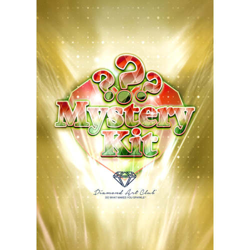 Mystery Kit #105 - Floral (Portrait) — 27.6" x 39" (69.9cm x 98.8cm) / Square with 80 Colors including 2 ABs and 1 Electro Diamond and 3 Fairy Dust Diamonds / 111,557