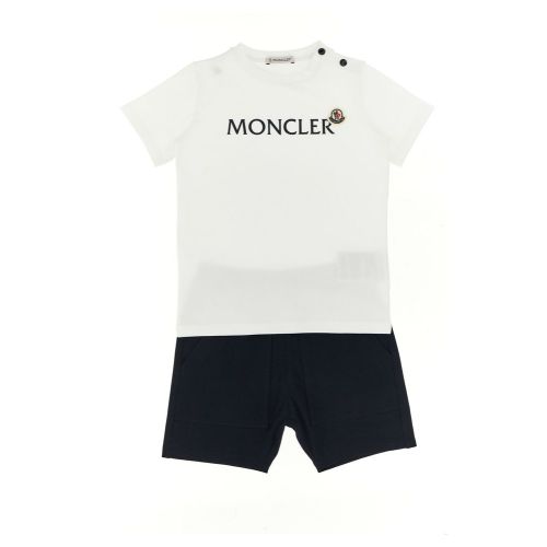 Moncler Enfant Logo Printed T-Shirt Shorts Set