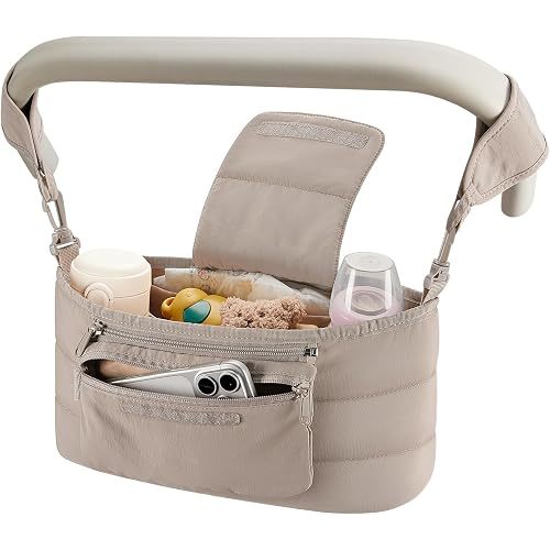 mommore Universal Stroller Organizer with Cup Holder, Baby Stroller Caddy