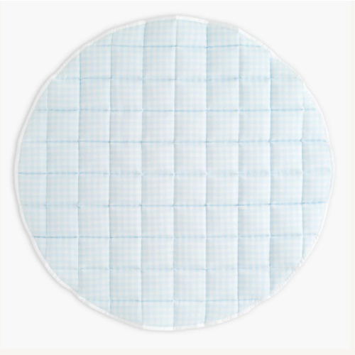 Picnic Gingham Play Mat - Blue