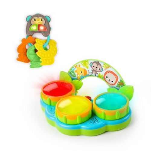 Bright Starts Safari Baby Sounds/Musical Toy Gift Set - 2pc