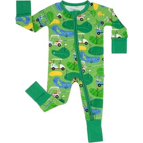 Little Sleepies Pajamas for Baby Boys & Girls, Viscose from Bamboo Baby Pajamas, Sleepers, 2-Way Zipper PJs