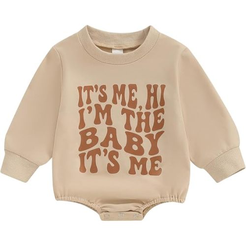 Newborn Baby Boy Girl Fall Clothes Infant Long Sleeve Bodysuit