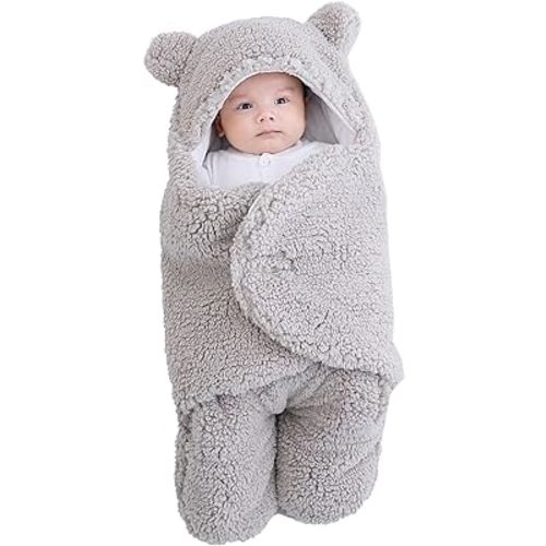 Danolt Newborn Essentials, Swaddles for Newborns 0-6 Months Soft Plush Baby Swaddle Blanket Baby Gifts