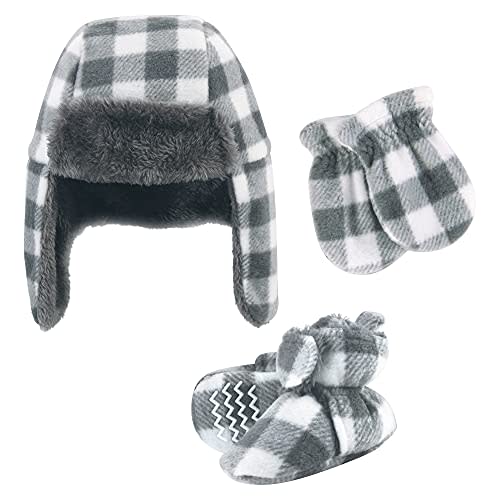 Hudson Baby Baby Hudson Baby Unisex Baby Trapper Hat, Mitten and Bootie Set