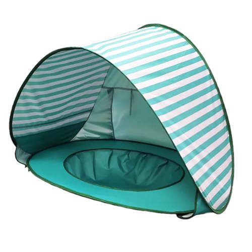 Arsvita Baby Beach Tent, Sun Protection Portable Baby Travel Tent, Summer Beach Baby Sun Shelters for Boys or Girls (Aqua Green)
