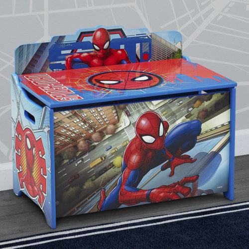 Delta Children Marvel Spider-Man Deluxe Toy Box & Reviews | Wayfair