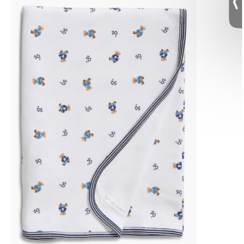 Reversible Cotton Receiving Blanket