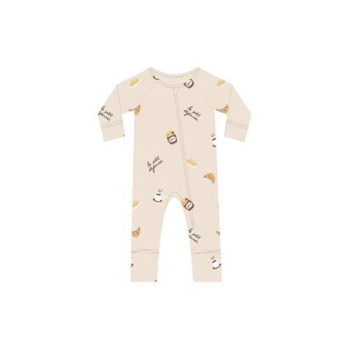 Modal Convertible Footy Pajamas in Petit Déjeuner