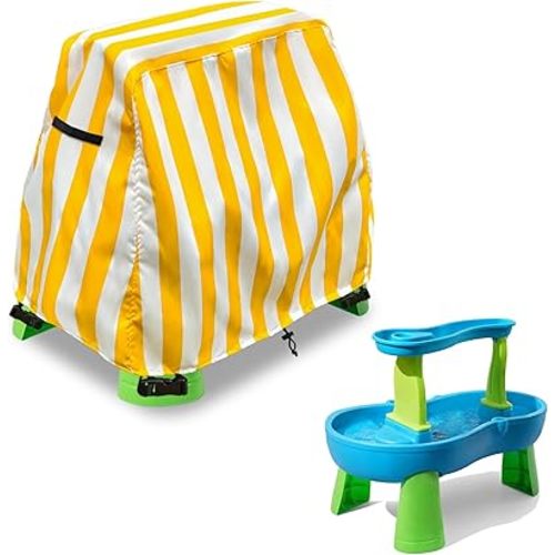 Kids Water Table Cover Fit Rain Showers Splash Pond Water Table,Waterproof Dust Proof Anti-UV Outdoor Toys Cover-Cover only