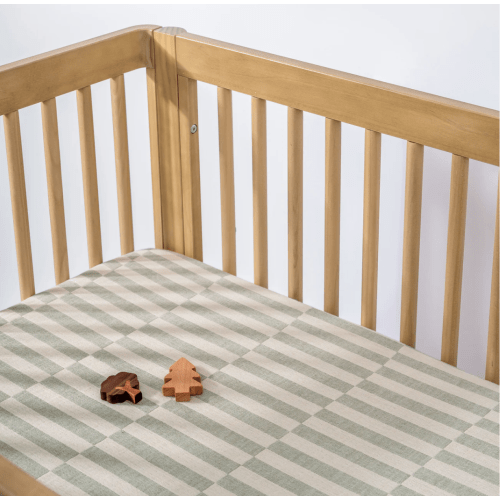 All-Stages Midi Crib Sheet in GOTS Certified Organic Muslin Cotton