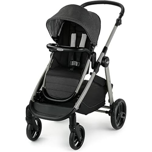 Graco Modes Nest2Grow Baby Stroller, Slide2Me Adjustable Seat, 4 Modes of Use Capability from Infant Car Seat Carrier to a Double Stroller, Maison