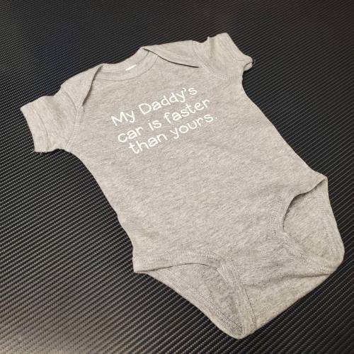 My Daddy's Car is faster than yours Boost Loading Turbo Supercharger Racer Onesie
