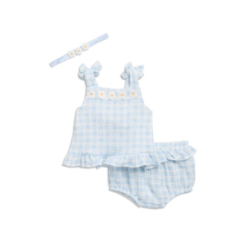 Cherry Gingham Tank, Bloomers & Headband Set