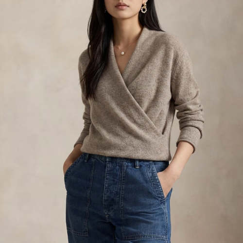 Garmisch Merino Wool Wrap Sweater – Harold Shaw