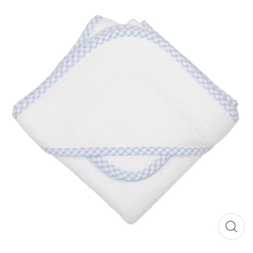 3 Marthas Pique Infant Hooded Towel & Wash Cloth