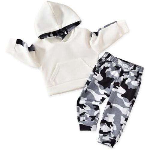 Toddler Baby Boys Camouflage Sweatsuit