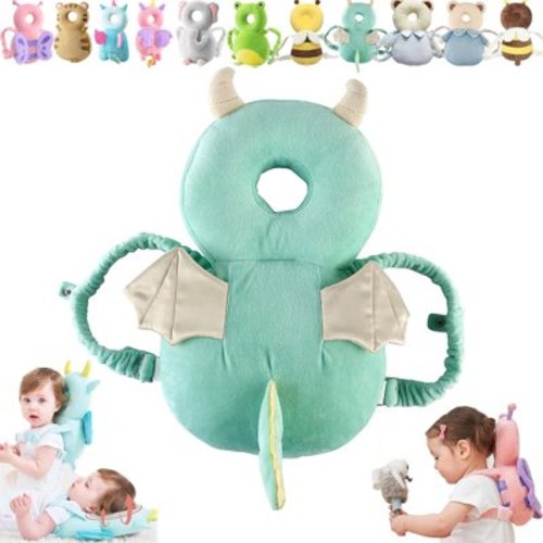 lixiao Head Protector, Baby Head Protector Backpack, Head Protection Back Pack for BAB, Mush Plush Head Protection Backpack, Head Protector for Baby Walking, Baby Fall Back Head Protector