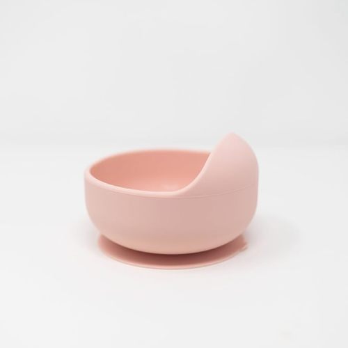 Baby's Brew Stayfull Silicone Bowl-Pink