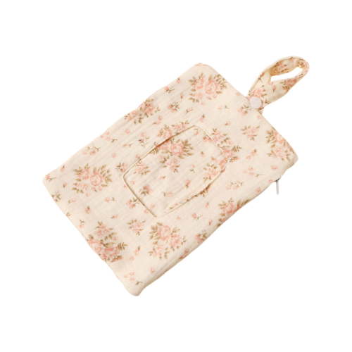 LIANGXR Baby Wipe Holder Portable Wipe Dispenser Strollers Storage Bag Container Double Layer Travel Carry Case for Diapers