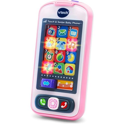 VTech Touch and Swipe Baby Phone, Pink