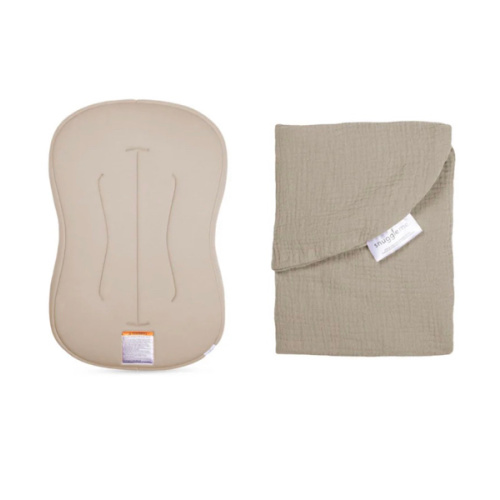 Lounger Curve + Muslin Cover Set | Birch