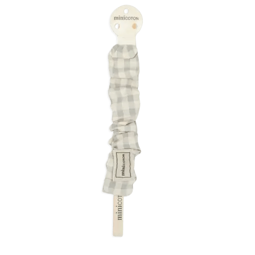 Pacifier Clip
Basic Vichy Blue · Minicoton
