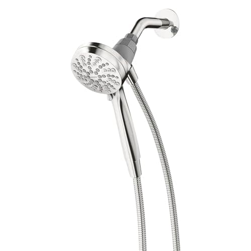 Moen Engage Magnetix Shower Head with Handheld Sprayer, 6 Handheld Shower Head Spray Functions, Chrome Finish, 26100EP