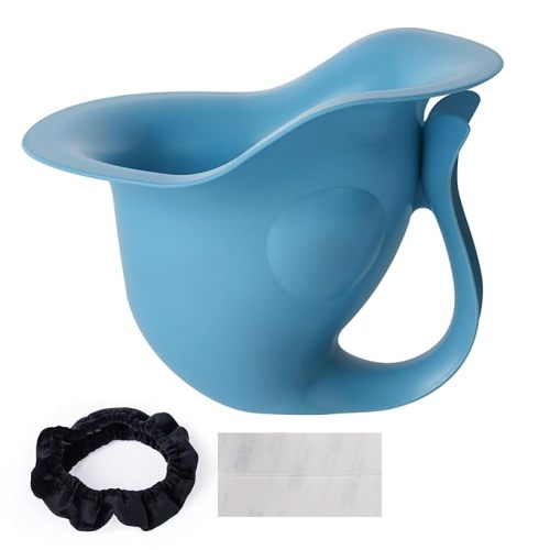 Newborn Baby Potty- the Diaper-Free Solution for Indoor & Outdoor Elimination Communication; Cute Fish Design (Grey)