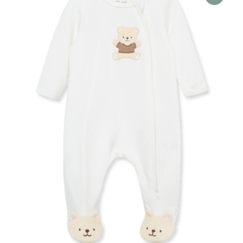 Gentle Bear 2-Way-Zip Footie