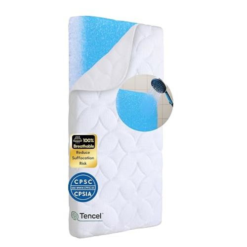Babelio Ultra-Breathable Crib Mattress, 100% Washable Core, Dual Sided