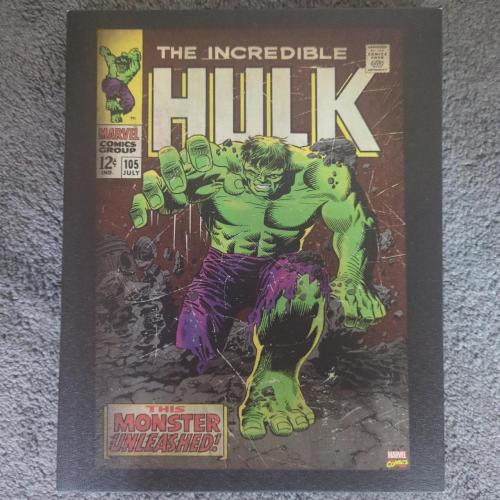 Official 14x11" Canvas Print The Incredible Hulk...