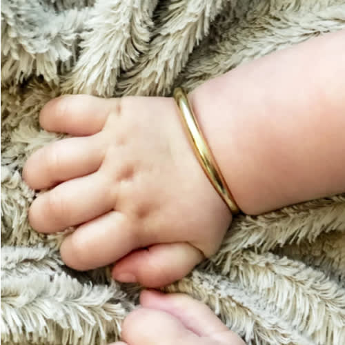 Children's Gold Half Round — Maple & J