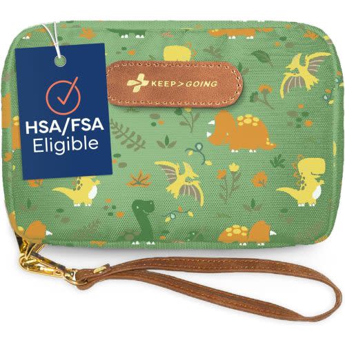 KeepGoing Travel First Aid Kit for Kids – 130 Pc. for Car, Home, Purse, Diaper Bag & Backpack with Latex-Free Bandages - Mini First Aid Kit Travel Size TSA-Approved