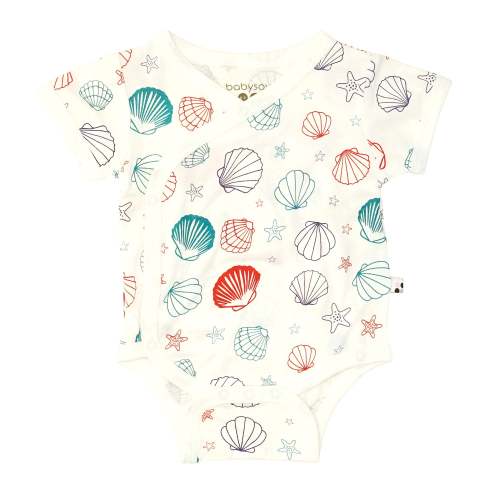 Baby Kimono Short Sleeve Pattern Onesie Bodysuit
