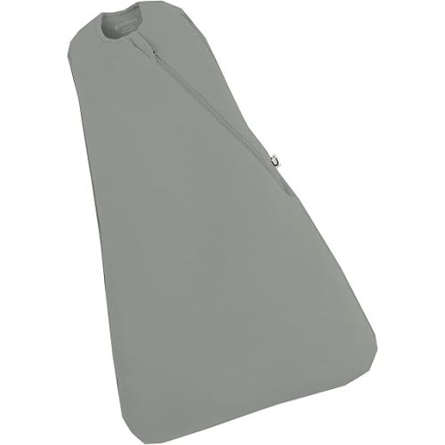 GUNAMUNA Swaddle Wrap for Newborns – Arms In or Out, Easy Diaper Changes with WONDERZiP, Soft Sleep Sack, 1.0 TOG