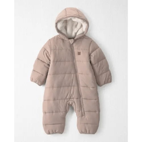 Baby 1-Piece Teddy Fleece Snowsuit Made with Recycled Materials - Little Planet | Carter's