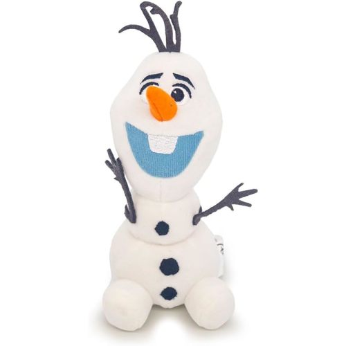 Buckle-Down Disney Dog Toy Frozen Olaf Surprised Sitting Pose Pet Toy Plush