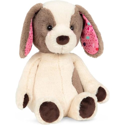 B. toys – 12-Inch Plush Dog – Huggable Dog Stuffed Animal Toy – Soft & Cuddly Plush Puppy – Washable – Babies, Toddlers, Kids – Happy Hues – Cupcake Pup – 0+ Months