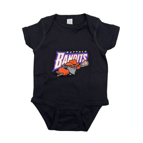 Infant Buffalo Bandits Black Onesie
