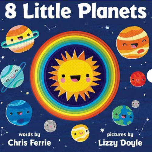 8 Little Planets: A Solar System Book for Kids with Unique Planet Cutouts