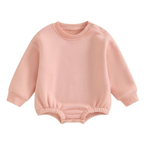 Billie Oversize Bubble Onesie - Peachy
