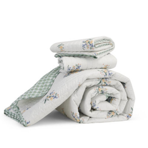 Bedsure Floral Reversible Botanical Spring Flower Quilt Bedding Set & Reviews | Wayfair