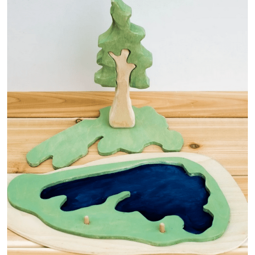 Great Lakes Playscapes - Lake Superior with Spruce Tree