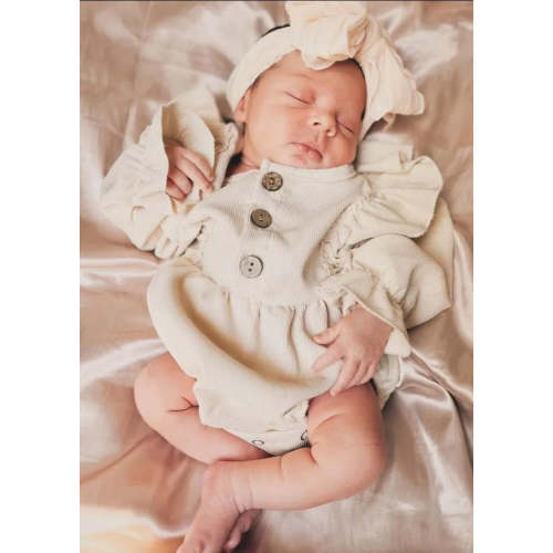 Mae Romper in Cream Corduroy | Reverie Threads